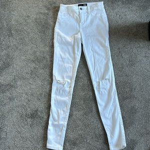 Fashionova white skinny jeans